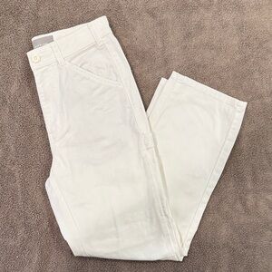 Everlane Women's Cargo Utility Pant in White